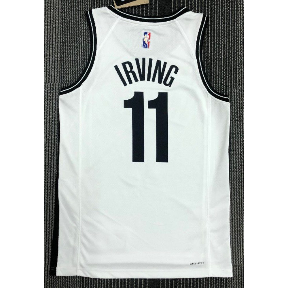 Men's Brooklyn Nets Kyrie Irving #11 White 2021 Swingman NBA Jersey - Icon Edition-Pro Kit Vault | Brand New 26/27 Sports Jerseys